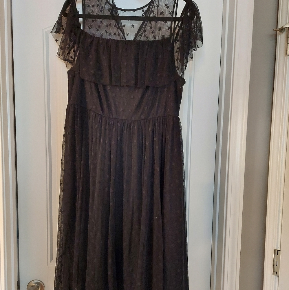 Torrid Dress with Embroidered Stars